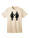 Empowering LGBT Adult T-Shirt: Lesbian Women Holding Hands-Mens T-shirts-TooLoud-Natural-Small-Davson Sales