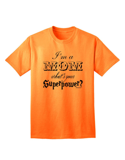 Empowering Mothers: Unleash Your Superpower with the I'm a Mom - What's Your Superpower Adult T-Shirt by TooLoud-Mens T-shirts-TooLoud-Neon-Orange-Small-Davson Sales