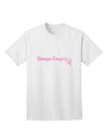 Empowerment Unleashed: Stronger Everyday Breast Cancer Awareness Ribbon Adult T-Shirt-Mens T-shirts-TooLoud-White-Small-Davson Sales