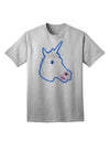 Enchanting Fanciful Unicorn Adult T-Shirt - A Must-Have for Fantasy Lovers-Mens T-shirts-TooLoud-AshGray-Small-Davson Sales