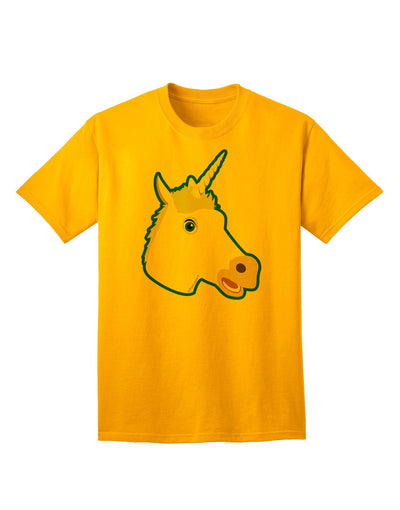 Enchanting Fanciful Unicorn Adult T-Shirt - A Must-Have for Fantasy Lovers-Mens T-shirts-TooLoud-Gold-Small-Davson Sales