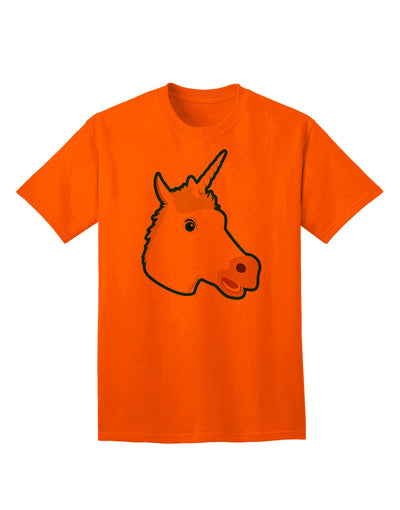 Enchanting Fanciful Unicorn Adult T-Shirt - A Must-Have for Fantasy Lovers-Mens T-shirts-TooLoud-Orange-Small-Davson Sales