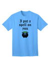 Enchanting 'I Put A Spell On You' Witches Cauldron - Halloween Adult T-Shirt Collection-Mens T-shirts-TooLoud-Aquatic-Blue-Small-Davson Sales