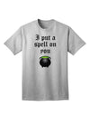 Enchanting 'I Put A Spell On You' Witches Cauldron - Halloween Adult T-Shirt Collection-Mens T-shirts-TooLoud-AshGray-Small-Davson Sales