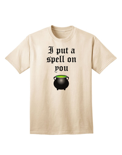 Enchanting 'I Put A Spell On You' Witches Cauldron - Halloween Adult T-Shirt Collection-Mens T-shirts-TooLoud-Natural-Small-Davson Sales