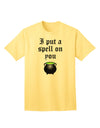 Enchanting 'I Put A Spell On You' Witches Cauldron - Halloween Adult T-Shirt Collection-Mens T-shirts-TooLoud-Yellow-Small-Davson Sales