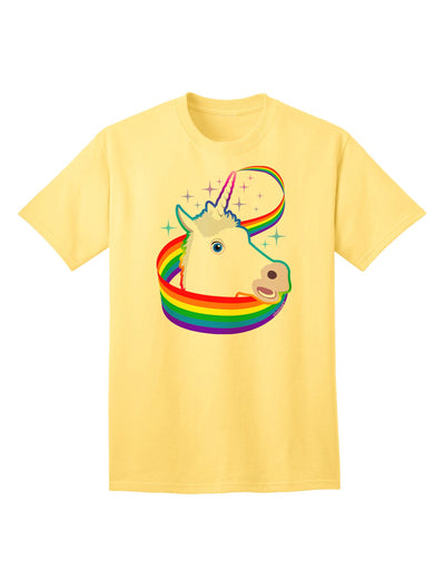 Enchanting Magical Horn Rainbow Unicorn - Premium Adult T-Shirt Collection-Mens T-shirts-TooLoud-Yellow-Small-Davson Sales