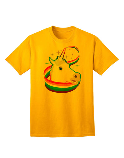 Enchanting Magical Horn Rainbow Unicorn - Premium Adult T-Shirt Collection-Mens T-shirts-TooLoud-Gold-Small-Davson Sales