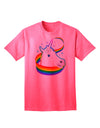 Enchanting Magical Horn Rainbow Unicorn - Premium Adult T-Shirt Collection-Mens T-shirts-TooLoud-Neon-Pink-Small-Davson Sales