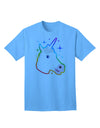 Enchanting Magical Rainbow Sparkle Unicorn - Premium Adult T-Shirt Collection-Mens T-shirts-TooLoud-Aquatic-Blue-Small-Davson Sales