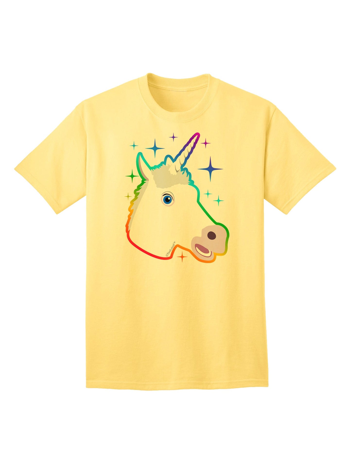 Enchanting Magical Rainbow Sparkle Unicorn - Premium Adult T-Shirt Collection-Mens T-shirts-TooLoud-Yellow-Small-Davson Sales