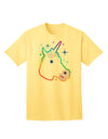 Enchanting Magical Rainbow Sparkle Unicorn - Premium Adult T-Shirt Collection-Mens T-shirts-TooLoud-Yellow-Small-Davson Sales