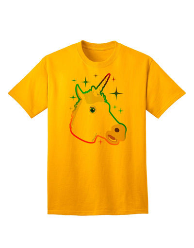 Enchanting Magical Rainbow Sparkle Unicorn - Premium Adult T-Shirt Collection-Mens T-shirts-TooLoud-Gold-Small-Davson Sales