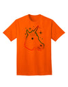 Enchanting Magical Rainbow Sparkle Unicorn - Premium Adult T-Shirt Collection-Mens T-shirts-TooLoud-Orange-Small-Davson Sales
