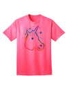 Enchanting Magical Rainbow Sparkle Unicorn - Premium Adult T-Shirt Collection-Mens T-shirts-TooLoud-Neon-Pink-Small-Davson Sales