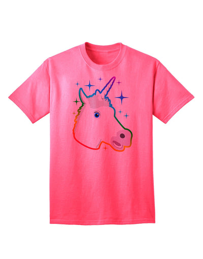 Enchanting Magical Rainbow Sparkle Unicorn - Premium Adult T-Shirt Collection-Mens T-shirts-TooLoud-Neon-Pink-Small-Davson Sales