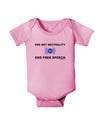 End Net Neutrality End Free Speech Baby Romper Bodysuit-Baby Romper-TooLoud-Light-Pink-06-Months-Davson Sales