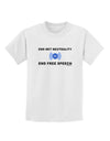 End Net Neutrality End Free Speech Childrens T-Shirt-Childrens T-Shirt-TooLoud-White-X-Small-Davson Sales