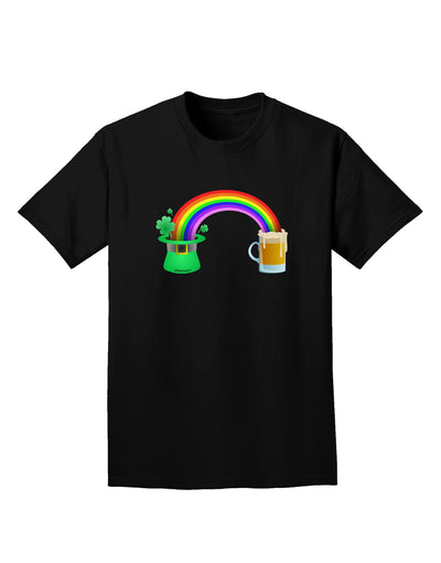 End Of The Rainbow - Beer Adult Dark T-Shirt-Mens T-Shirt-TooLoud-Black-Small-Davson Sales