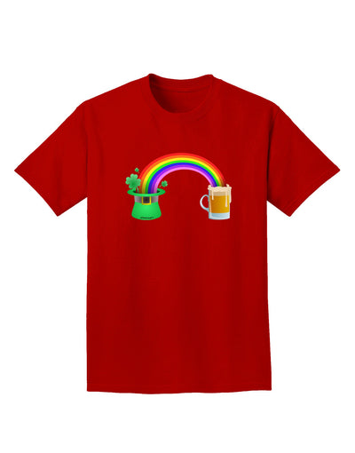 End Of The Rainbow - Beer Adult Dark T-Shirt-Mens T-Shirt-TooLoud-Red-Small-Davson Sales