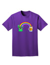 End Of The Rainbow - Beer Adult Dark T-Shirt-Mens T-Shirt-TooLoud-Purple-Small-Davson Sales