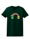 End Of The Rainbow - Beer Womens Dark T-Shirt-TooLoud-Forest-Green-Small-Davson Sales