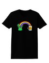 End Of The Rainbow - Beer Womens Dark T-Shirt-TooLoud-Black-X-Small-Davson Sales