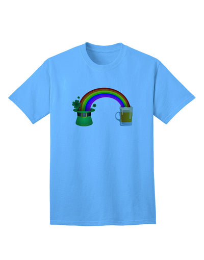 End Of The Rainbow - Premium Adult Beer-Themed T-Shirt Collection-Mens T-shirts-TooLoud-Aquatic-Blue-Small-Davson Sales