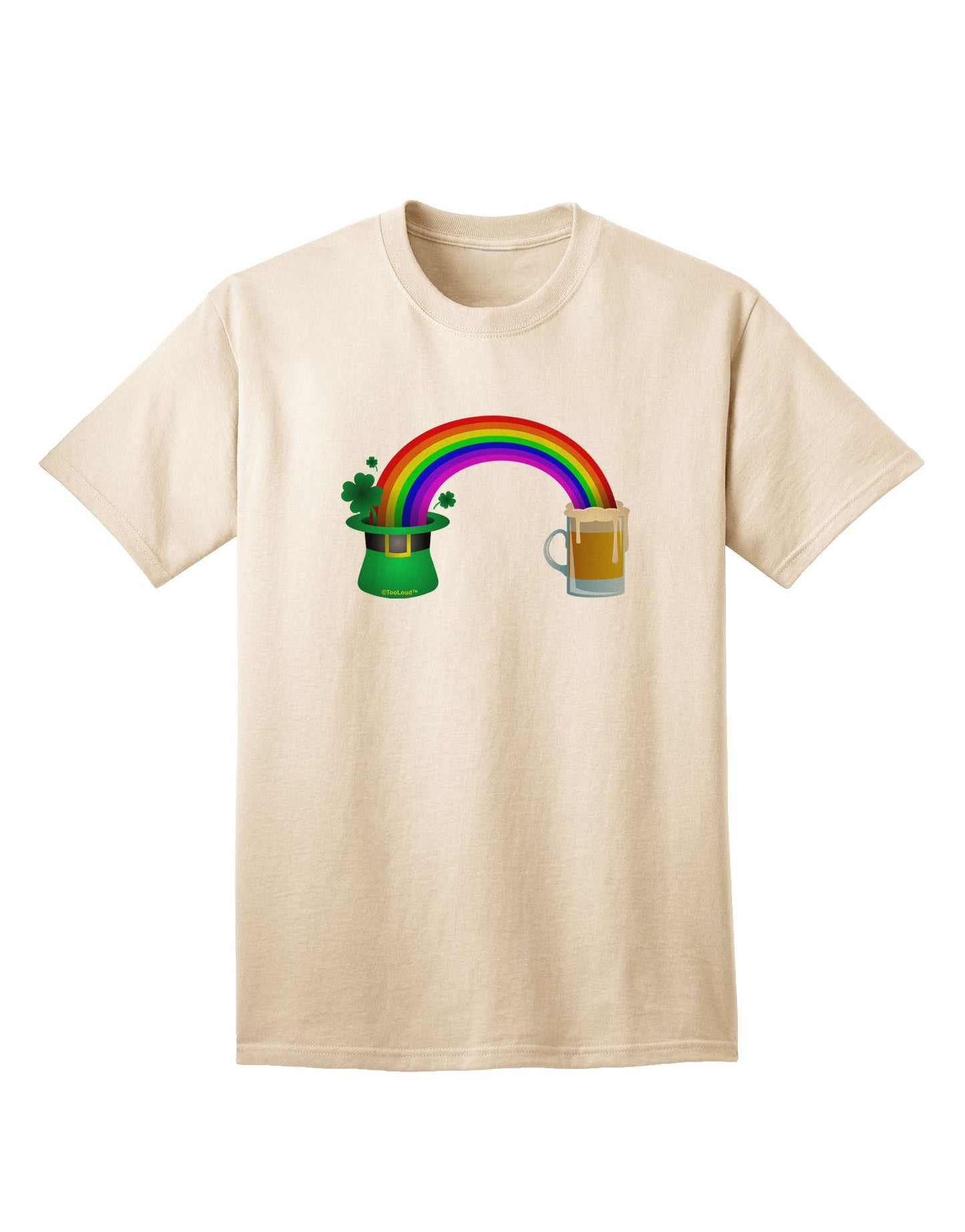 End Of The Rainbow - Premium Adult Beer-Themed T-Shirt Collection-Mens T-shirts-TooLoud-Natural-Small-Davson Sales