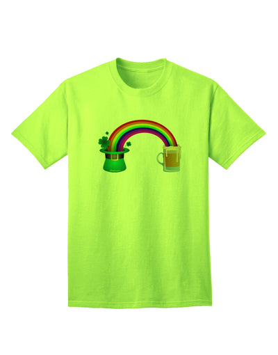 End Of The Rainbow - Premium Adult Beer-Themed T-Shirt Collection-Mens T-shirts-TooLoud-Neon-Green-Small-Davson Sales