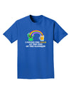 End Of The Rainbow Text Adult Dark T-Shirt-Mens T-Shirt-TooLoud-Royal-Blue-Small-Davson Sales