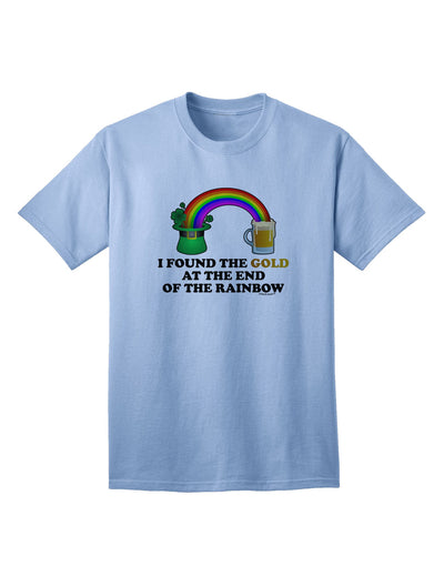 End Of The Rainbow Text - Premium Adult T-Shirt Collection-Mens T-shirts-TooLoud-Light-Blue-Small-Davson Sales