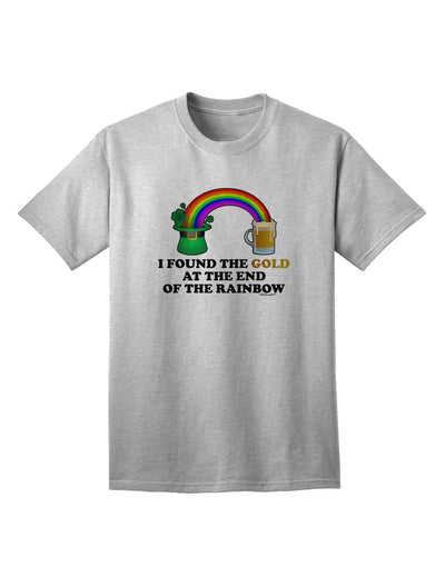 End Of The Rainbow Text - Premium Adult T-Shirt Collection-Mens T-shirts-TooLoud-AshGray-Small-Davson Sales