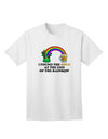 End Of The Rainbow Text - Premium Adult T-Shirt Collection-Mens T-shirts-TooLoud-White-Small-Davson Sales