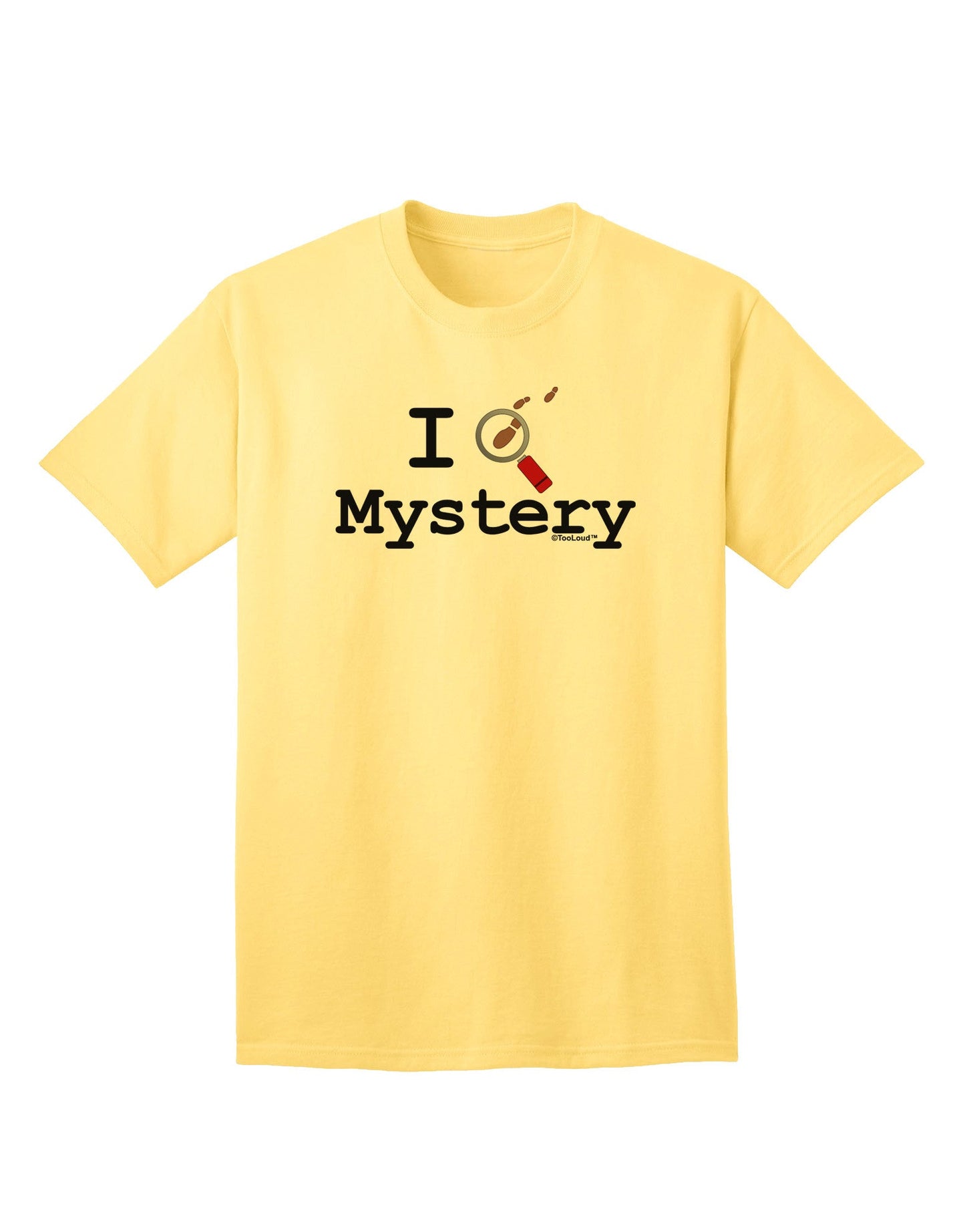 Enigmatic Passion: I Love Mystery Adult T-Shirt Collection-Mens T-shirts-TooLoud-Yellow-Small-Davson Sales