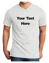 Enter Your Own Words Customized Text Adult V-Neck T-shirt-Mens V-Neck T-Shirt-TooLoud-White-Small-Davson Sales