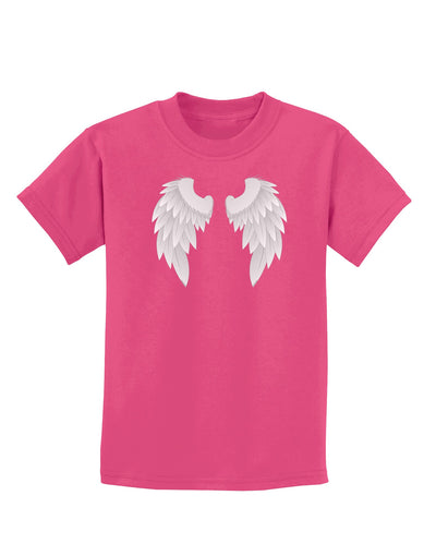 Epic Angel Wings Design Childrens Dark T-Shirt-Childrens T-Shirt-TooLoud-Sangria-X-Small-Davson Sales