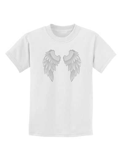 Epic Angel Wings Design Childrens T-Shirt-Childrens T-Shirt-TooLoud-White-X-Small-Davson Sales