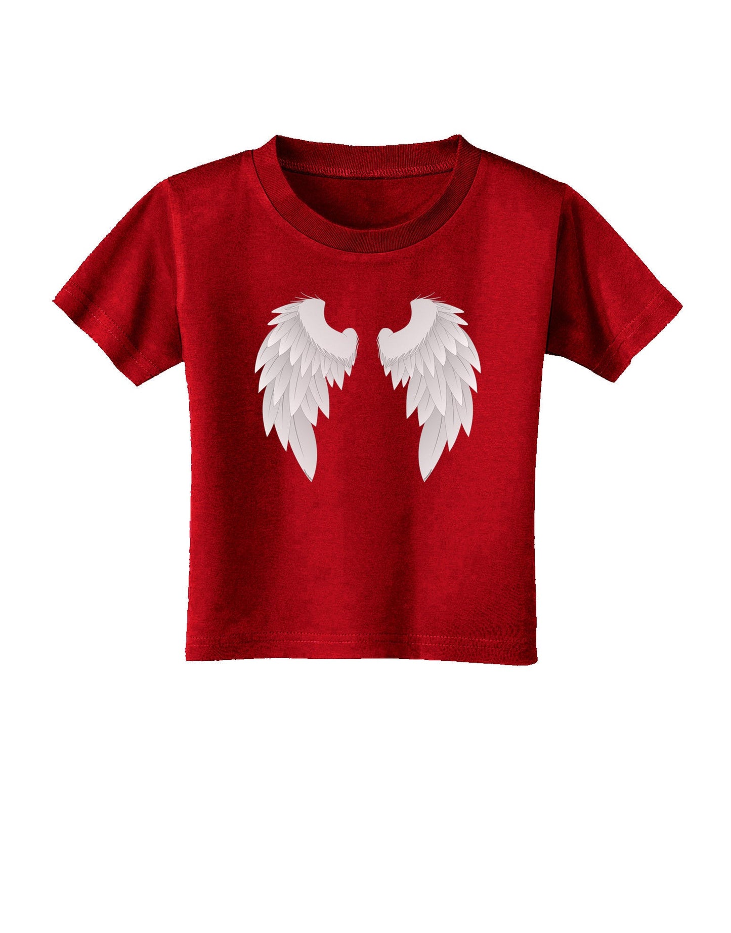 Epic Angel Wings Design Toddler T-Shirt Dark-Toddler T-Shirt-TooLoud-Red-2T-Davson Sales