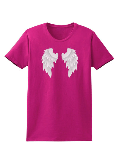 Epic Angel Wings Design Womens Dark T-Shirt-Womens T-Shirt-TooLoud-Hot-Pink-Small-Davson Sales