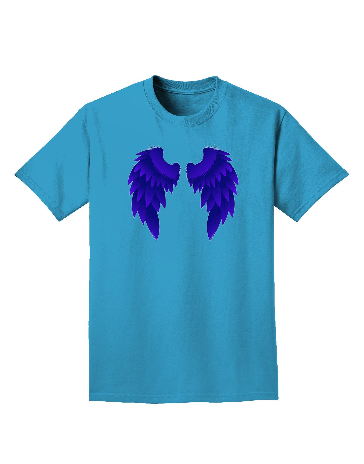 Epic Dark Angel Wings Design Adult Dark T-Shirt-Mens T-Shirt-TooLoud-Turquoise-Small-Davson Sales