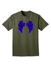 Epic Dark Angel Wings Design Adult Dark T-Shirt-Mens T-Shirt-TooLoud-Military-Green-Small-Davson Sales