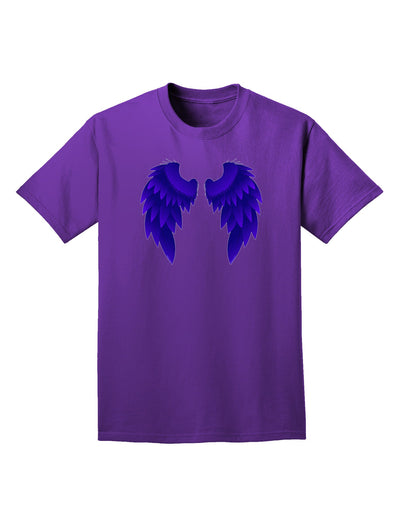 Epic Dark Angel Wings Design Adult Dark T-Shirt-Mens T-Shirt-TooLoud-Purple-Small-Davson Sales