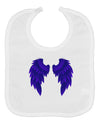 Epic Dark Angel Wings Design Baby Bib