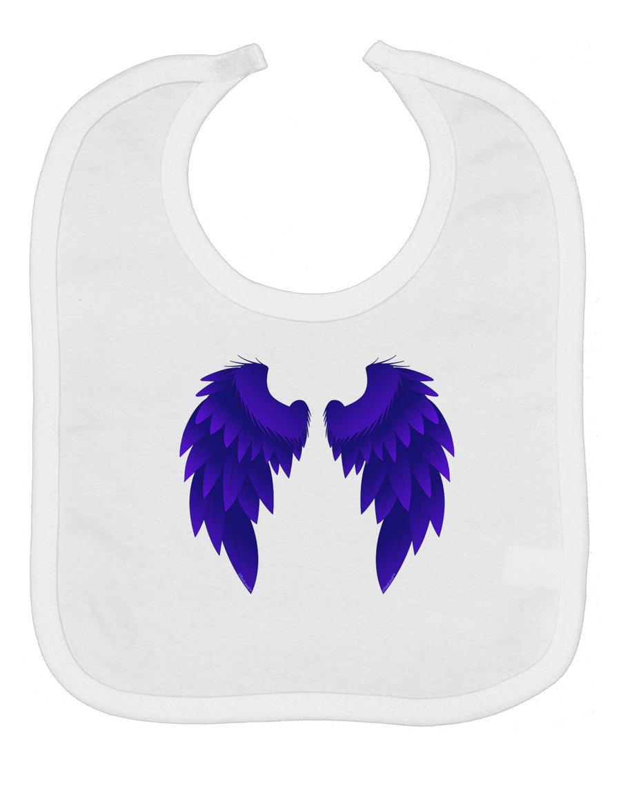 Epic Dark Angel Wings Design Baby Bib