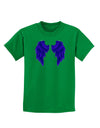 Epic Dark Angel Wings Design Childrens Dark T-Shirt-Childrens T-Shirt-TooLoud-Kelly-Green-X-Small-Davson Sales