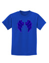 Epic Dark Angel Wings Design Childrens Dark T-Shirt-Childrens T-Shirt-TooLoud-Royal-Blue-X-Small-Davson Sales