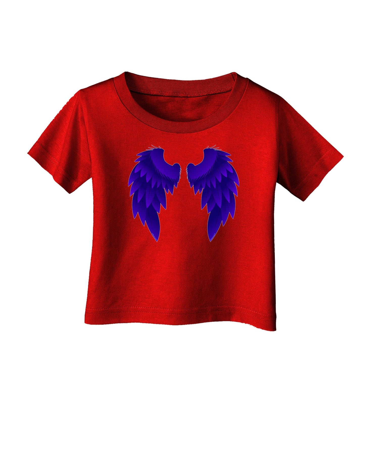 Epic Dark Angel Wings Design Infant T-Shirt Dark-Infant T-Shirt-TooLoud-Red-06-Months-Davson Sales