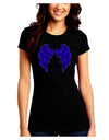 Epic Dark Angel Wings Design Juniors Crew Dark T-Shirt-T-Shirts Juniors Tops-TooLoud-Black-Juniors Fitted Small-Davson Sales