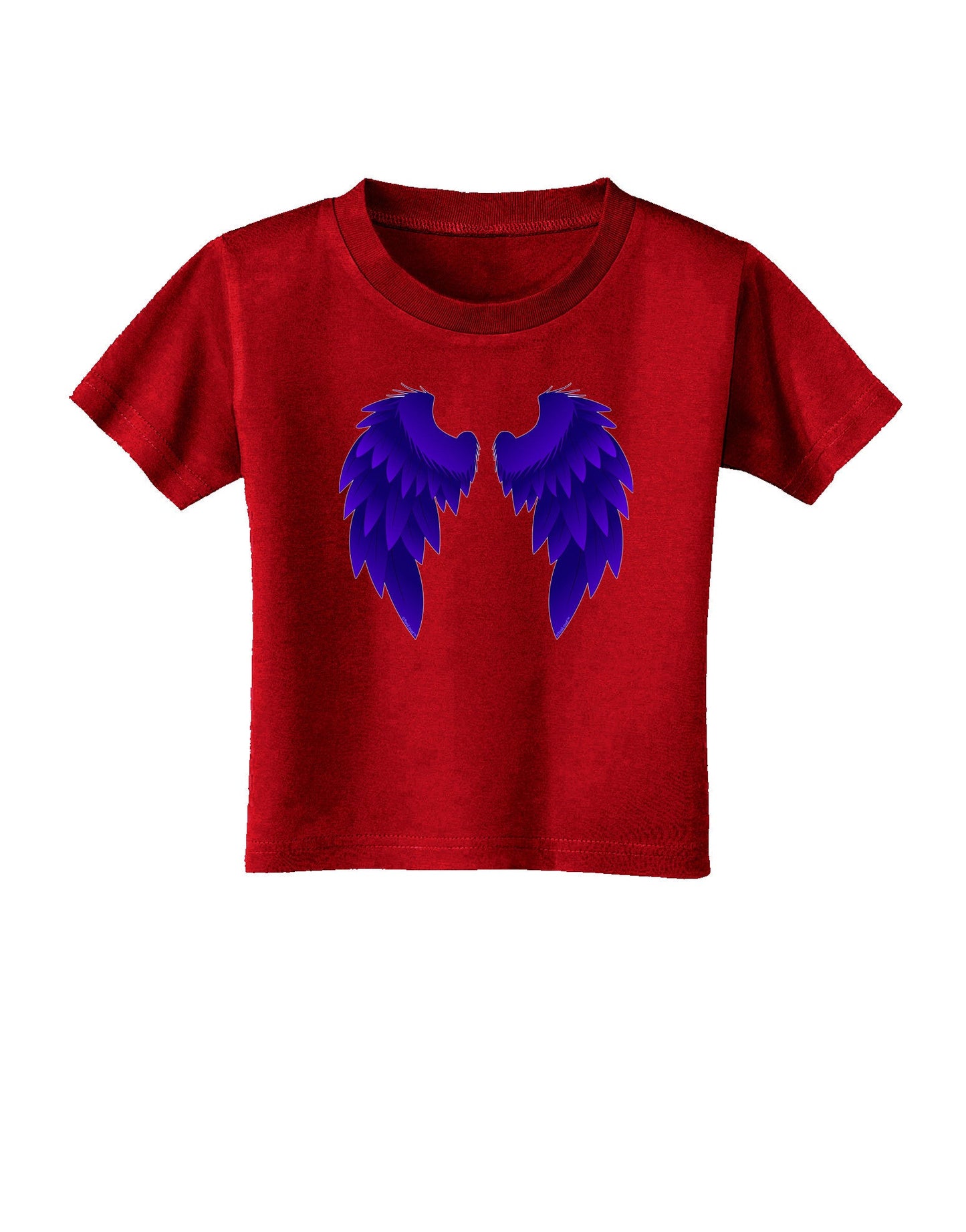 Epic Dark Angel Wings Design Toddler T-Shirt Dark-Toddler T-Shirt-TooLoud-Red-2T-Davson Sales